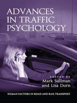 cover image of Advances in Traffic Psychology